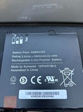 5900mAh 3.8V Battery AMME2360 For AAVAmobile Tablet 1ICP4/57/98-2 picture
