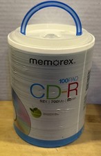 Memorex CD-R Digital Media - 52X 700mb 80Min - 100 Pack NEW SEALED ~ N6 picture