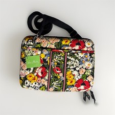 NWT Vera Bradley Padded Mini Laptop Case Zipper Floral Multicolor 10962-046 picture