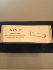 VIVO Mount-KB05GP Black Clamp-on Height Adjustable Keyboard Tray w RGB Pad (NEW) picture