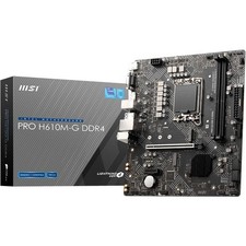 MSI H610M-G DDR4 LGA1700 mATX Gaming Desktop Motherboard PROH610MGD4WIFI picture