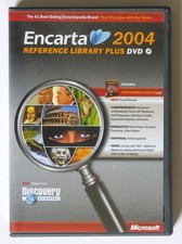 👀Microsoft Encarta 2004 Reference Library Plus, DVD, TESTED in Windows 11 💿✅🆗 picture