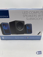 INSIGNIA 2.1 Computer Speaker System Bluetooth RGB NS-CSS2B6 (2) picture