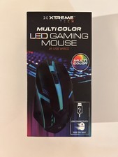 Multi Color LED Gaming Mouse 4ft USB Wired by Xtreme Tech. picture