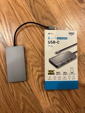 Inland USB-C hub, 8-in-1 dual display, 4K hdm, USB-C, HDMI, USB3.0, SD, micro SD picture