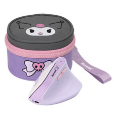 Sanrio Kuromi Vertical Wireless Silent Mouse Ergonomic Rechargeable + Pouch Set picture