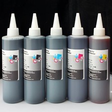 5 x 250ml Preimum refill ink kit for Epson Expression ET-2550 Printer picture