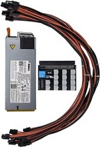 Antminer L3+ D3 S7 S9 A3 Avalon 94% Platinum 1400W PSU Power Supply Kit 220-240v picture