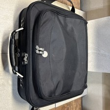 Genuine DELL Professional Briefcase Notebook Laptop Case Black 5U838 with Strap picture