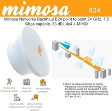 Mimosa Backhaul B24 Point-to-Point 24 GHz, 1.5 Gbps Capable, 33 dBi, 4x4:4 MIMO, picture