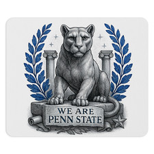 College Spirit Nittany Fan Mouse Pad Neoprene Non-Slip Base, 9.5x8 Nittany Lion picture