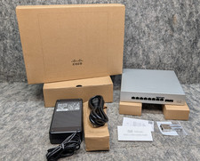 Cisco Meraki MS130-8X-HW Managed Switch 8-Port Gigabit PoE+ w/ 2 x SFP UNCLAIMED picture
