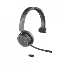 Plantronics Voyager 4210 Mono UC Bluetooth with USB-C Adapter Headset picture