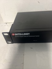 INTELLINET 524162 REV. 1 24-PORT GIGABIT ETHERNET RACKMOUNT SWITCH picture