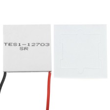 TES1-12703 Semiconductor Refrigeration Tablets 15.8V 3A 25.5W Heatsink 30x30mm picture
