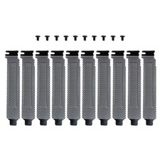 10 Pack Black PCI Slot Cover Hard Steel Filter Blanking Plate with Screws picture