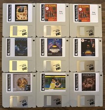 Vintage Apple Macintosh Classic Plus Game Pack 4 On New 800K Double Density Disk picture