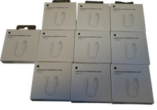 Lot 10 Apple Lighting to Headphone jack Adapter -  picture