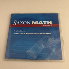 Saxon Math Course 2: English/Spanish Test and Practice Generator CD Rom picture