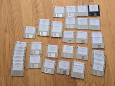 Vintage Disk 3.5” Floppy IBM PC Computer Software Collection 35+ Disks 90s 00s picture
