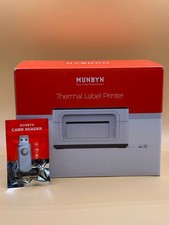 Lot MUNBYN ITPP941U 4x6 Thermal Label Printer Pink + USB Card Reader EN picture