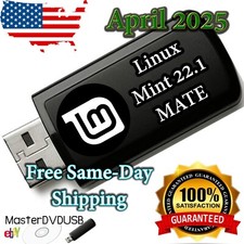 Linux Mint 22.1 Xia MATE USB Bootable LIVE | INSTALLER | UEFI | BIOS | LATEST picture