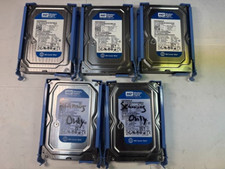 Lot of 5 Dell K017C WD2500AAJS-75M0A0 250GB 7200 RPM 8MB Cache 3GbpsHDD SATA3.5