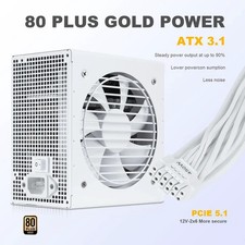 SAMA GT750WH White 80 PLUS Gold Fully Modular ATX PSU - ATX 3.1 & PCIe 5.1 picture