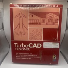 TurboCAD Designer V12 PC CD-ROM Software New Open Box picture