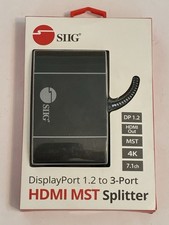 SIIG BVW1027X CE-DP0C12-S1 DisplayPort 1.2 to 3-Port HDMI MST Splitter picture