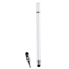 3-in-1 Professional Stylus Pen, White Metal Barrel, Capacitive Touch Screen C... picture