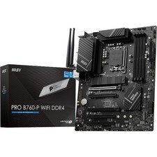 MSI PRO B760-P WiFi DDR4 ATX Motherboard, 4X DDR4~128GB, 5X PCI-E x16, 2X... picture