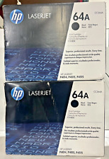 2 Pack of Genuine HP 64A CC364A Black Toner for LaserJet P4014 P4015 P4515 picture