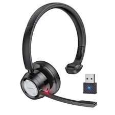 Link Dream Trucker Bluetooth Headset Wireless 270°Rotatable Noise Cancelling USB picture