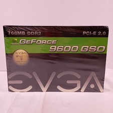 EVGA Nvidia GeForce 9600 GSO 768MB DDR2 PCI-E 2.0 New and Sealed picture