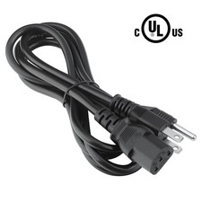 UL 6ft AC Power Cord Lead For Acer X223W bd X193W VX1940W Widescreen LCD Monitor picture