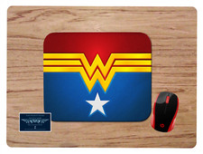 WONDER WOMAN LOGO DESIGN  MOUSEPAD MOUSE PAD HOME OFFICE GIFT DESIGN 2 picture