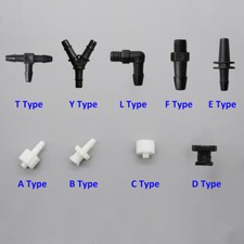 10x Ink Tube Connector Printer Plastic Solvent Adapter Hose for Inkjet Printhead picture