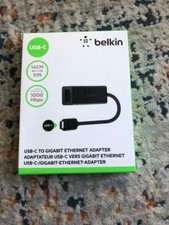 Brand New OEM Belkin USB-C to GIGABIT Ethernet Adapter Type C - Model F2CU040 picture