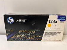 HP 124A Yellow Original LaserJet Toner Cartridge Genuine OEM picture
