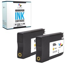2PK CMYi Compatible 936e Yellow Ink Cartridges for HP OfficeJet Pro 9110b 9125e picture