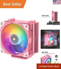 Pink CPU Air Cooler with 5 Heat Pipes picture