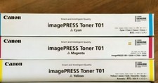 3 Genuine Canon T01 CMY Toner - IPR C60 C600 C700 C800. Deal picture