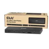 Club 3D Docking Quad Display 14-1 USB-C 4K60Hz PD 100W Cable CSV-2540 picture