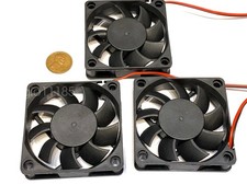 3 Pieces 6015 12v 60mm 6cm pc case 2pin cooling heatsink 6015 Fan picture