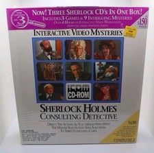 VTG ICOM Sherlock Holmes Consulting Detective DOS CD-ROM Games NEW picture