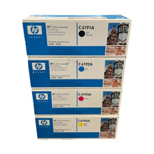 HP LaserJet C4191A / C4192A / C4193A / C4194A Toner Cartridge - SET OF 4 *New* picture