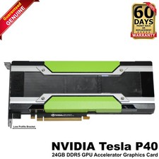 NVIDIA Tesla P40 24GB GDDR5 PCIe 3.0 x16 GPU Accelerator Card 900-2G610-0000-000 picture