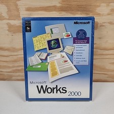 Vintage Microsoft Works 2000 Requires Windows 95 or 98 CD-ROM picture