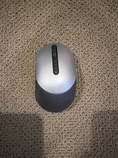 Dell MS5320W Multi-Device Wireless Bluetooth Mouse Gray Silver Tested No Dongle picture